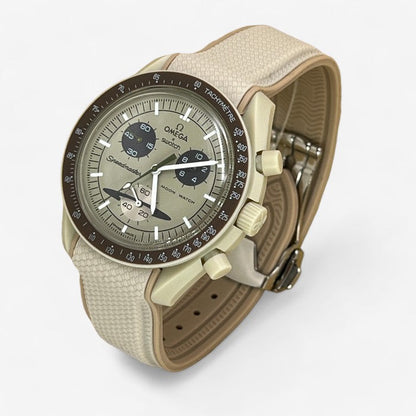 Bracelet MoonSwatch Premium en Caoutchouc à Clips