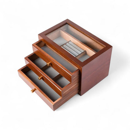 Boîte À Bijoux Vintage 3 Tiroirs