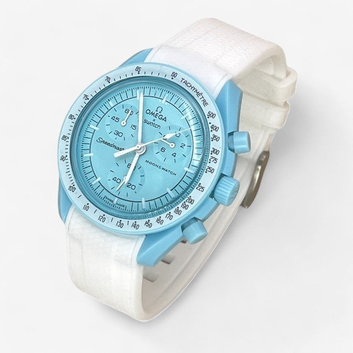 Bracelet MoonSwatch en Caoutchouc Texturé Premium Uni