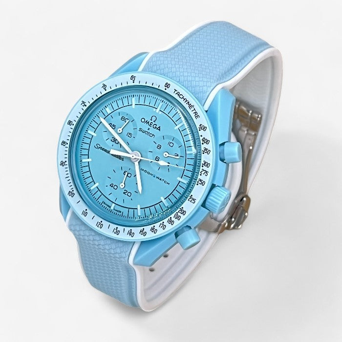 Bracelet MoonSwatch Premium en Caoutchouc à Clips