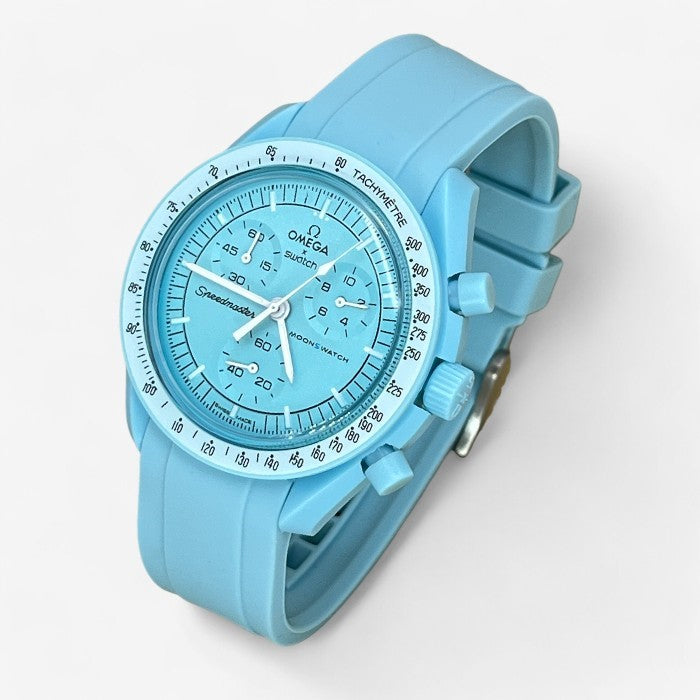 Bracelet MoonSwatch en Caoutchouc Premium Uni