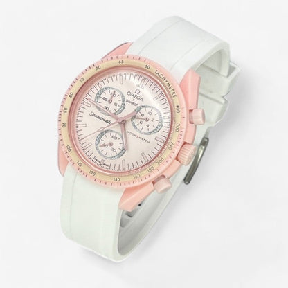 Bracelet MoonSwatch en Caoutchouc Premium Uni