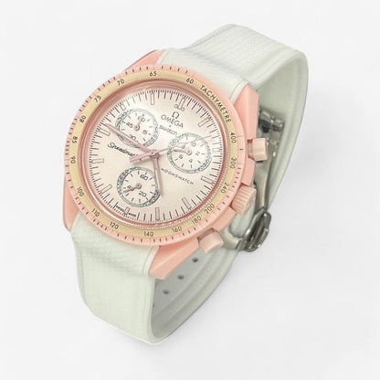Bracelet MoonSwatch Premium en Caoutchouc à Clips