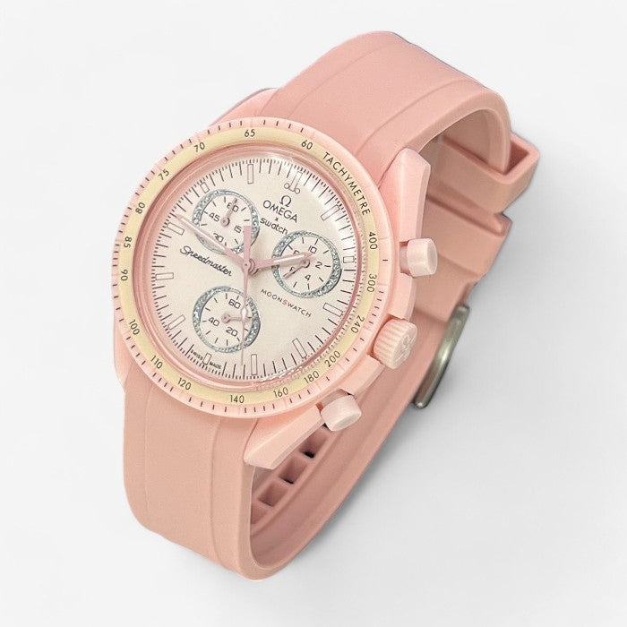 Bracelet MoonSwatch en Caoutchouc Premium Uni