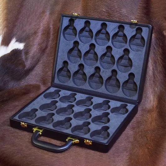 Valise à Montre Cloche en Cuir Dorian