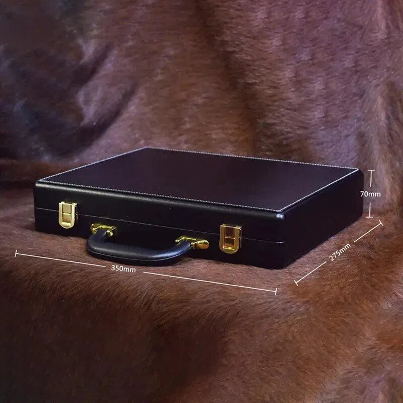 Valise à Montre Cloche en Cuir Dorian