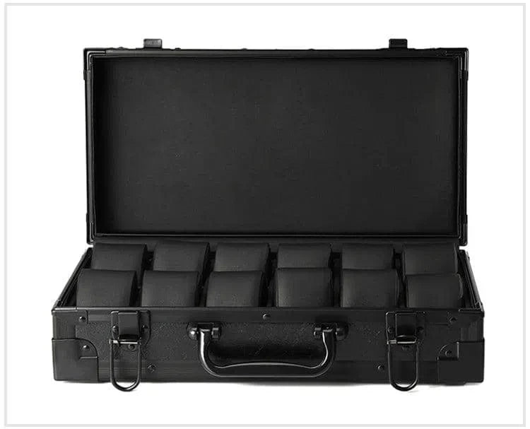Valise à montre noir pour horloger 