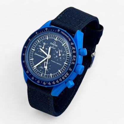 Bracelet Omega x Swatch Moonswatch en Toile