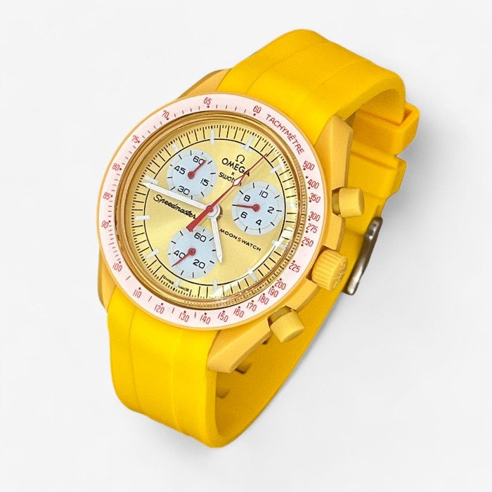 Bracelet MoonSwatch en Caoutchouc Premium Uni