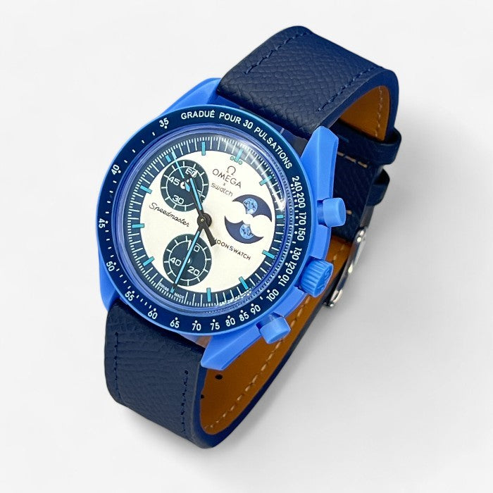 Bracelet Moonswatch Mission to the Super Blue Moonphase