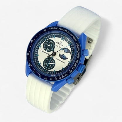 Bracelet Moonswatch Mission to the Super Blue Moonphase