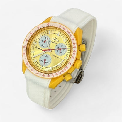 Bracelet MoonSwatch Premium en Caoutchouc à Clips