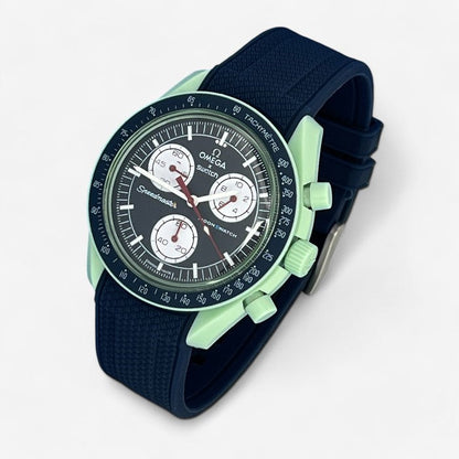 Bracelet MoonSwatch en Caoutchouc Texturé Premium Uni
