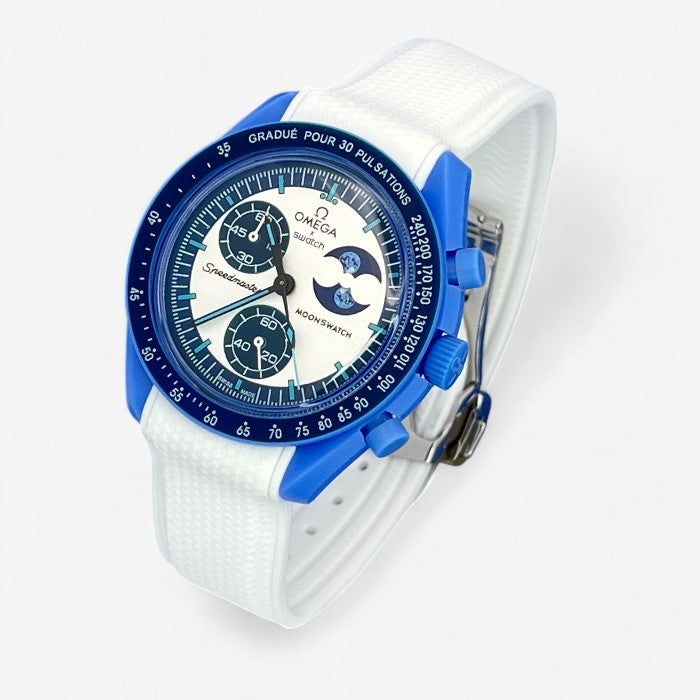 Bracelet MoonSwatch Premium en Caoutchouc à Clips