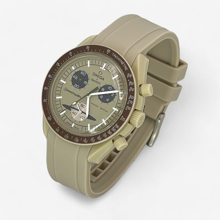 Bracelet MoonSwatch en Caoutchouc Premium Uni