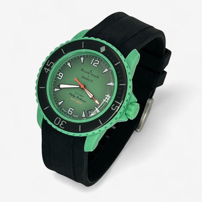 Bracelet Blancpain x Swatch en Caoutchouc Uni