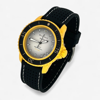 Bracelet Blancpain x Swatch Premium Caoutchouc Perforé
