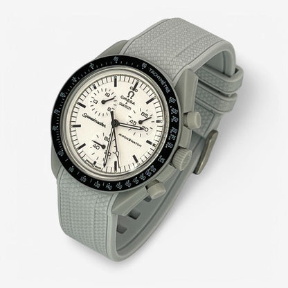 Bracelet MoonSwatch en Caoutchouc Texturé Premium Uni