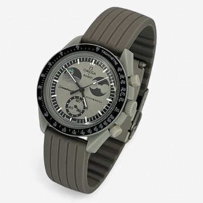 Bracelet MoonSwatch en Caoutchouc Nervuré