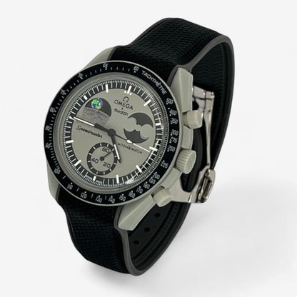 Bracelet MoonSwatch Premium en Caoutchouc à Clips