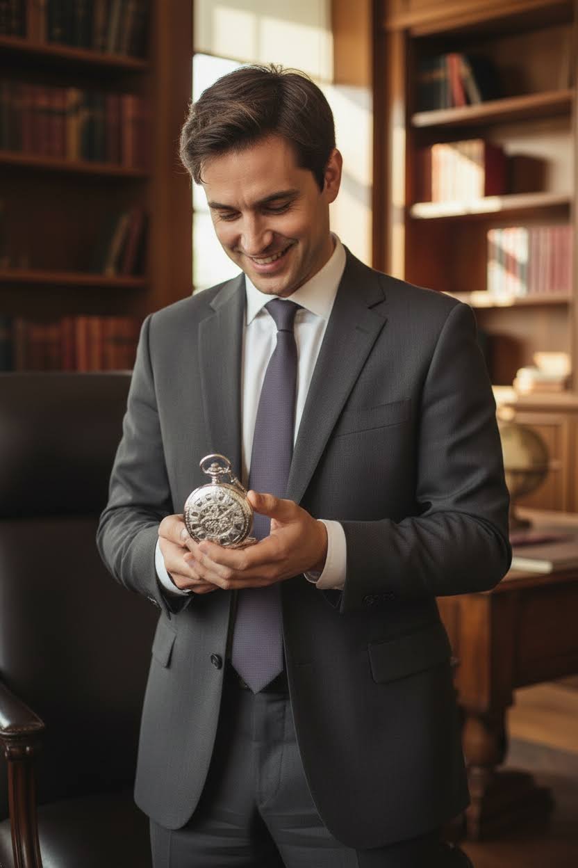 Montre à Gousset Mécanique La Royale Argent - Maison Horloger 