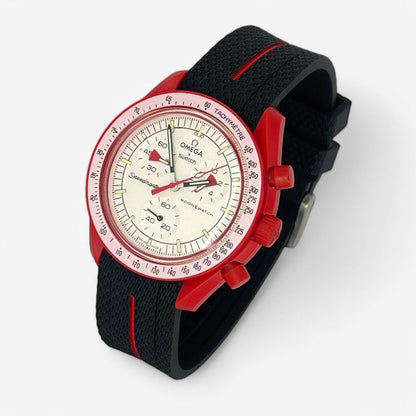 Bracelet MoonSwatch en Caoutchouc Premium une bande