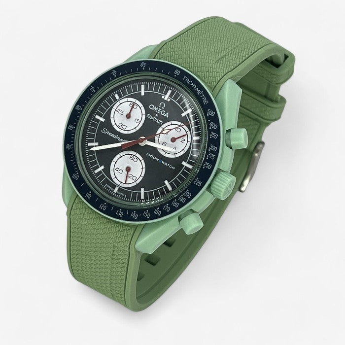 Bracelet MoonSwatch en Caoutchouc Texturé Premium Uni