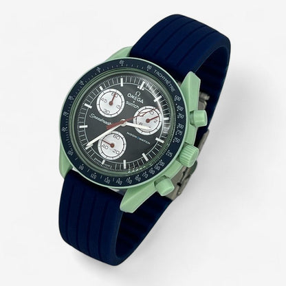 Bracelet MoonSwatch en Caoutchouc Nervuré