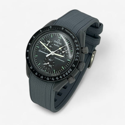 Bracelet MoonSwatch en Caoutchouc Texturé Premium Uni