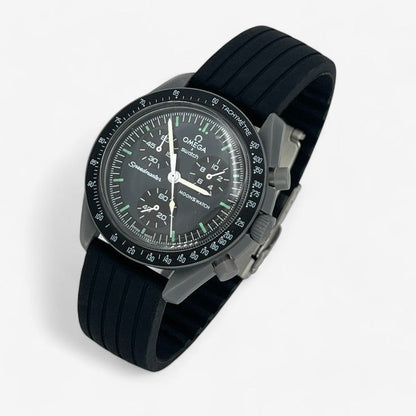 Bracelet MoonSwatch en Caoutchouc Nervuré