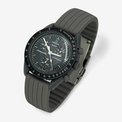 Bracelet MoonSwatch en Caoutchouc Nervuré