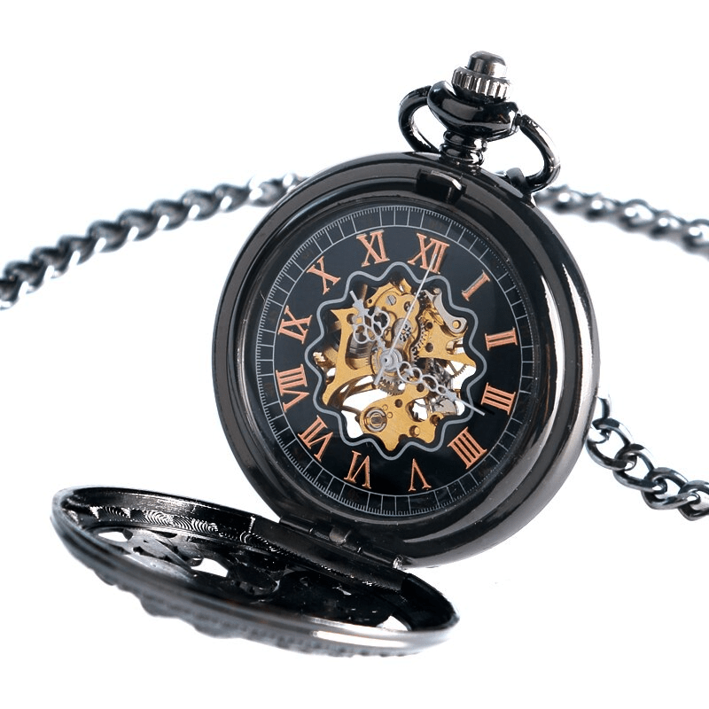 montre à gousset squelette 
