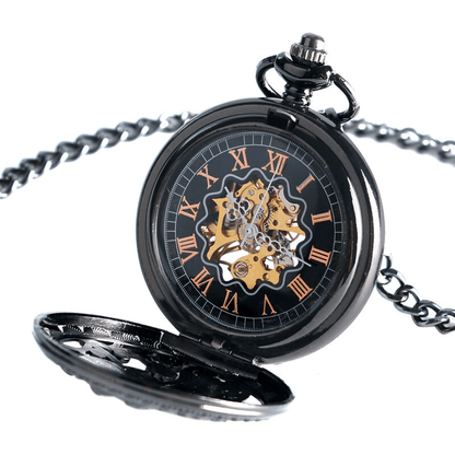 montre à gousset squelette 