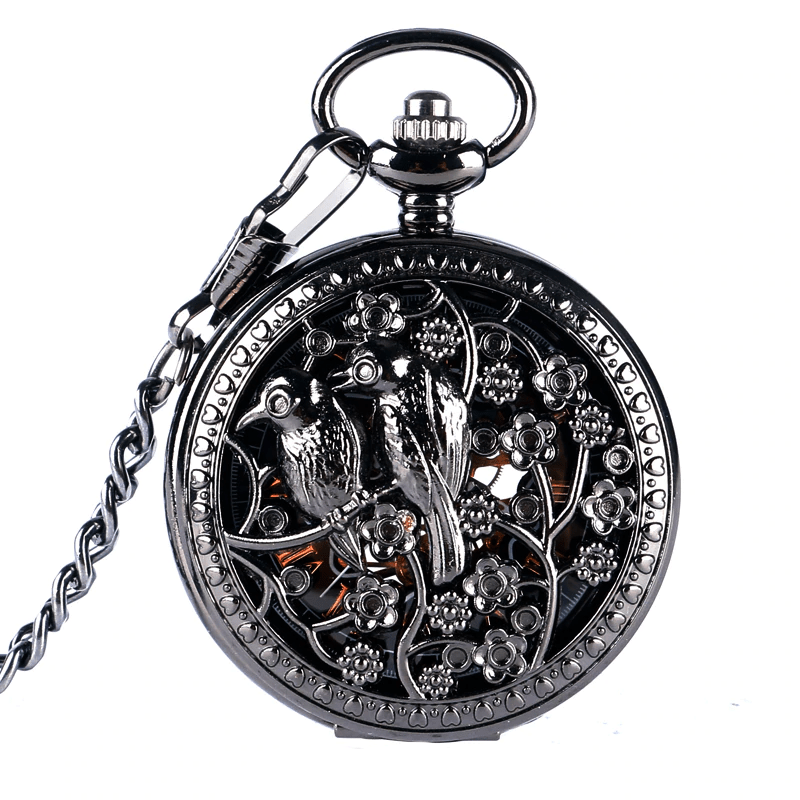 montre à gousset squelette 