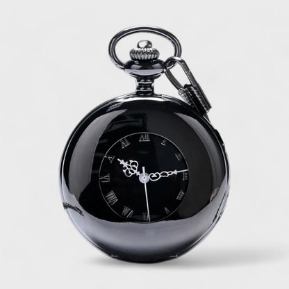 Montre À Gousset Design Noir