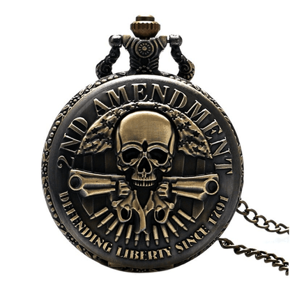 Montre À Gousset Homme Tête De Mort