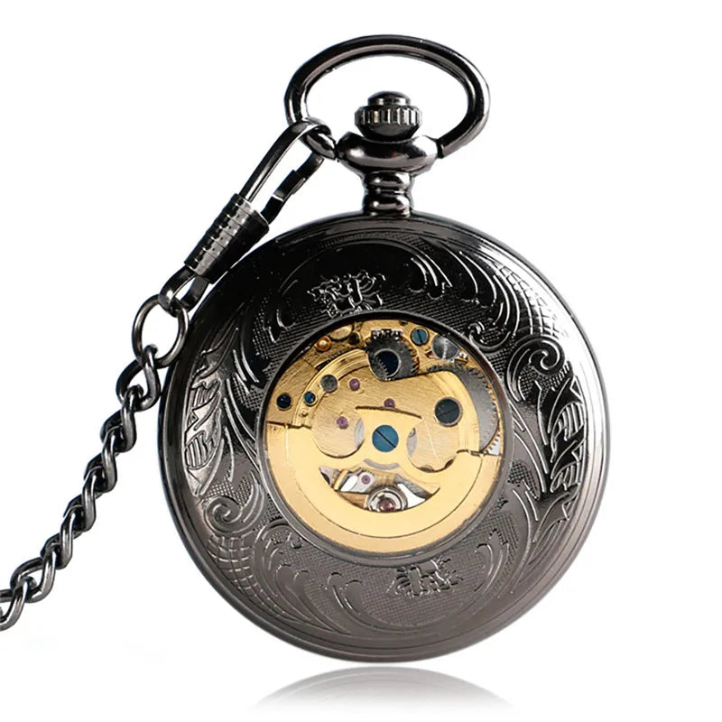 Montre à Gousset Nocturne Noire-Maison Horloger