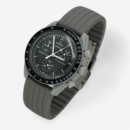 Bracelet MoonSwatch en Caoutchouc Nervuré