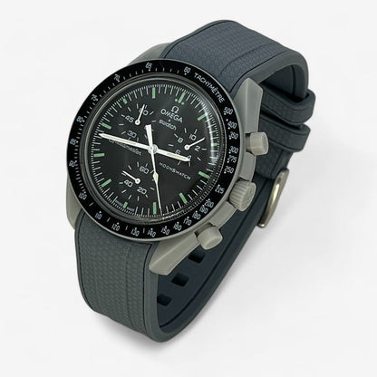 Bracelet MoonSwatch en Caoutchouc Texturé Premium Uni