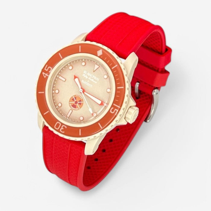 Bracelet Blancpain x Swatch en Caoutchouc 1