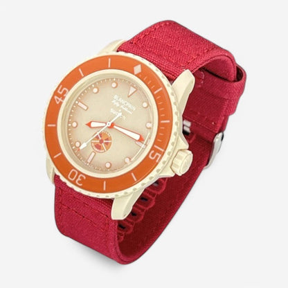 Bracelet Blancpain x Swatch en Toile 1