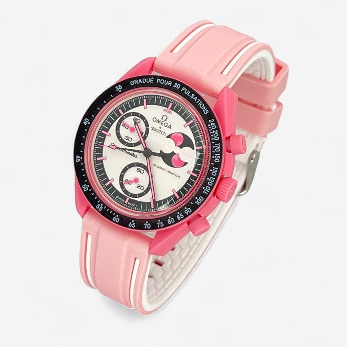 Bracelet MoonSwatch en Caoutchouc (2 bandes)