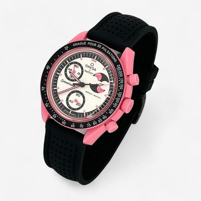Bracelet MoonSwatch Premium en Caoutchouc Perforé